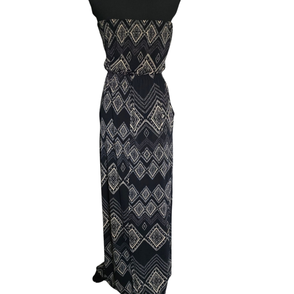 Trixxi Bohemian Strapless Maxi Dress With Pockets - Small - Picture 4 of 8